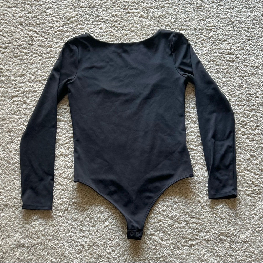Black Reversible Bodysuit